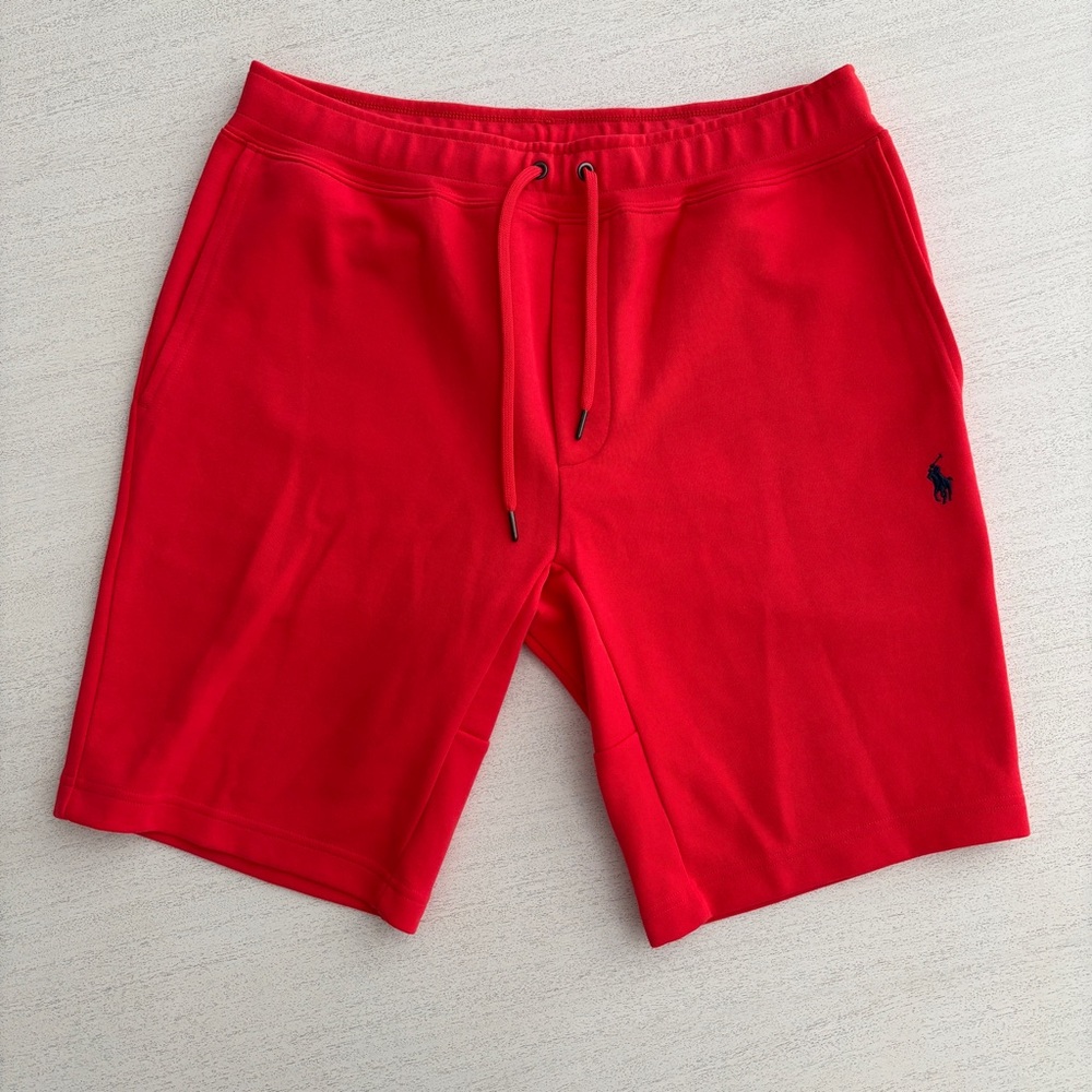 Polo Ralph Lauren Men’s Red Double-Knit Shorts